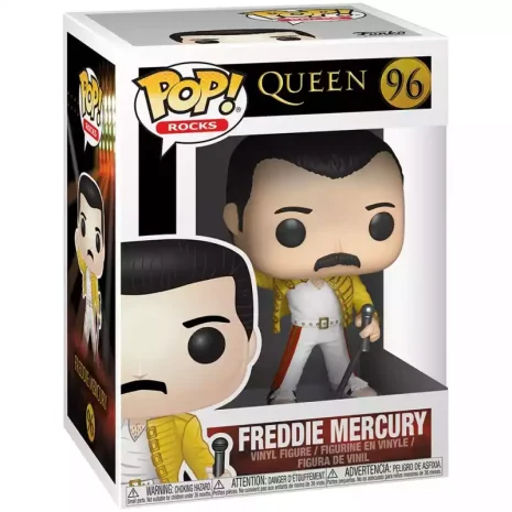 Funko Pop! 96 Freddie Mercury Wembley 1986 Queen 3 Funko Pop! 96 Freddie Mercury Wembley 1986 Queen 3