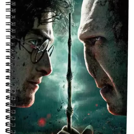 Cuaderno A5 3D lenticular Harry Vs Voldemort 2
