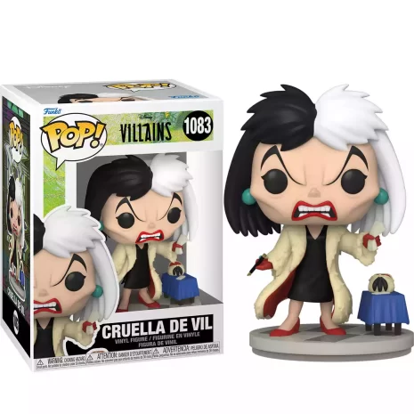 Funko POP! 1083 Disney Villains Cruella de Vil 101 Dálmatas