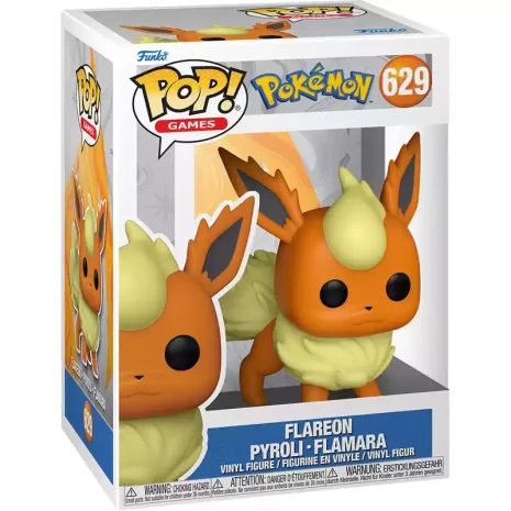 Funko POP! 629 Pokemon Flareon 3 Funko POP! 629 Pokemon Flareon 3