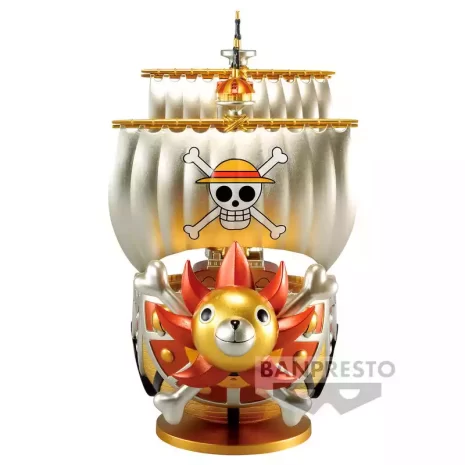 Figura One Piece Thousand Sunny Gold Color Mega World Collectable 19cms 2 Figura One Piece Thousand Sunny Gold Color Mega World Collectable 19cms 2