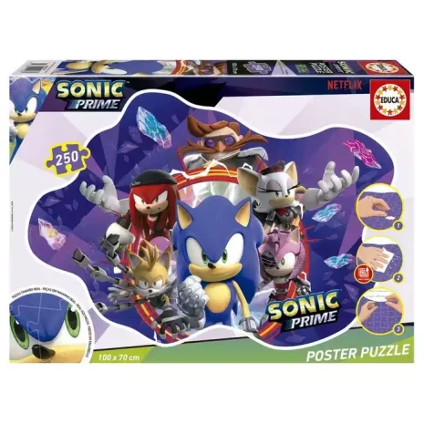 Poster Puzzle 250 Piezas Sonic Prime