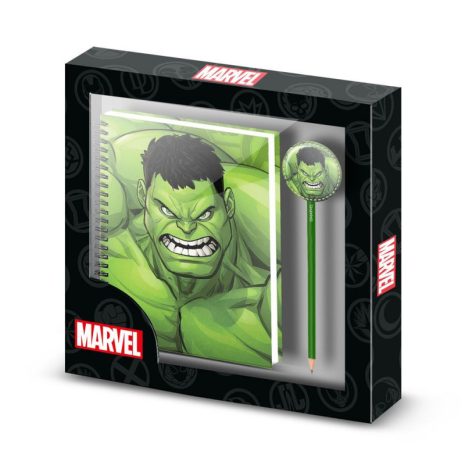 Set cuaderno + lapiz Destroy Hulk Marvel