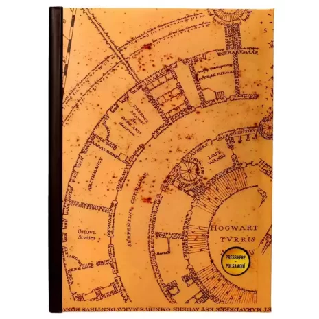 Libreta con Luz Harry Potter Mapa del Merodeador Libreta con Luz Harry Potter Mapa del Merodeador