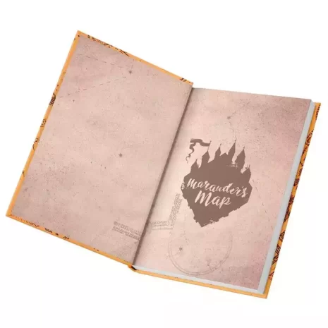 Libreta con Luz Harry Potter Mapa del Merodeador 3 Libreta con Luz Harry Potter Mapa del Merodeador 3
