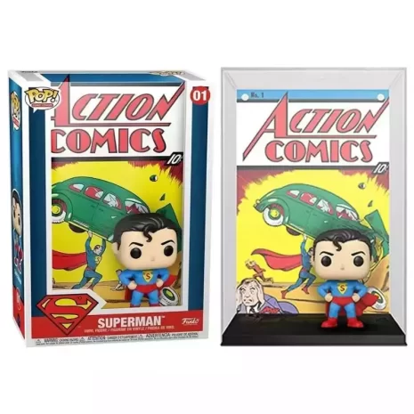 Figura POP! 01 Comic Cover Superman Action Comic 3 Figura POP! 01 Comic Cover Superman Action Comic 3