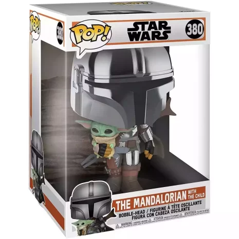 Figura POP! 380 Star Wars Mandalorian Super Sized 25cm 3 Figura POP! 380 Star Wars Mandalorian Super Sized 25cm 3