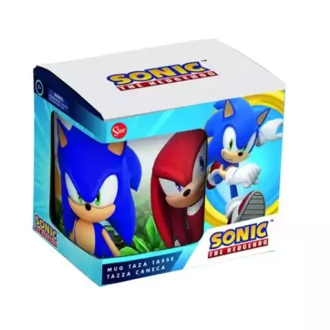 Taza Sonic en caja regalo
