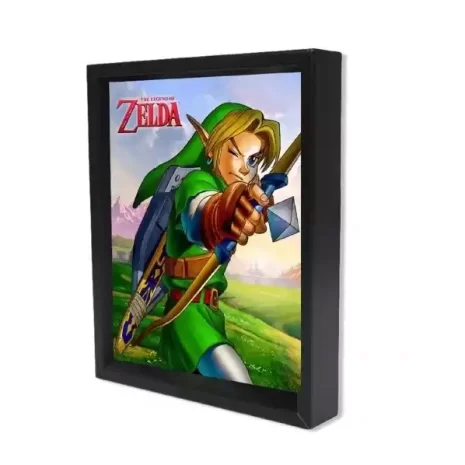 Poster 3D The Legend Of Zelda Ocarina Arrow 2