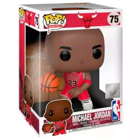 Figura POP! 75 NBA Bulls Michael Jordan Super Size 25cm 3 Figura POP! 75 NBA Bulls Michael Jordan Super Size 25cm 3