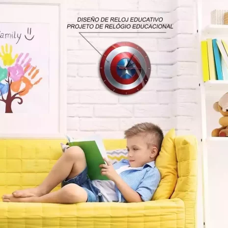 Reloj de Pared Capitán América 3 Reloj de Pared Capitán América 3