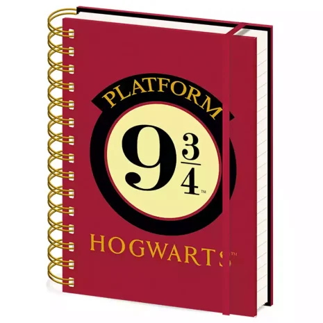Cuaderno A5 Harry Potter Plataforma 9 3.4