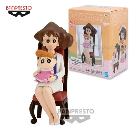 Figura Shin Chan Misae y Himawari 15 cm Banpresto 2 Figura Shin Chan Misae y Himawari 15 cm Banpresto 2