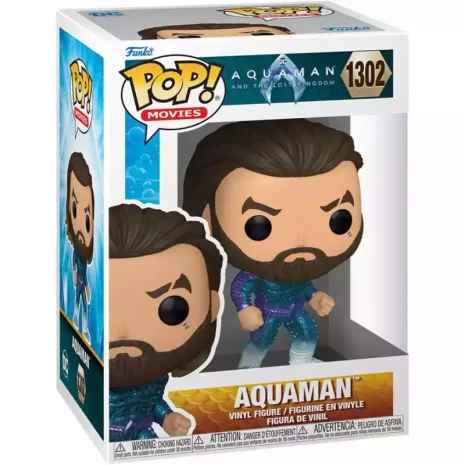Funko POP! 1302 DC Comics Aquaman y el Reino Perdido - Aquaman 3 Funko POP! 1302 DC Comics Aquaman y el Reino Perdido - Aquaman 3