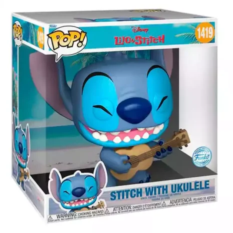 Funko POP! 1419 Disney Lilo and Stitch - Stitch con Ukelele 25cm 2 Funko POP! 1419 Disney Lilo and Stitch - Stitch con Ukelele 25cm 2