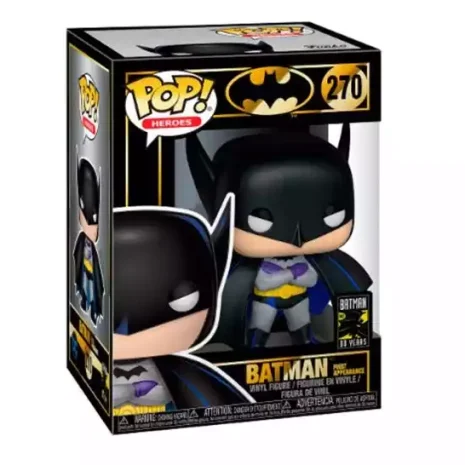 Funko POP! 270 DC Comics Batman 80 Aniversario Primera Apariencia 1939 3 Funko POP! 270 DC Comics Batman 80 Aniversario Primera Apariencia 1939 3