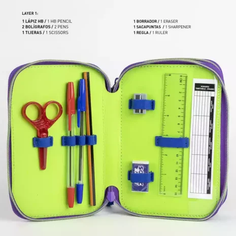 Plumier Con Accesorios Sonic 2 Plumier Con Accesorios Sonic 2