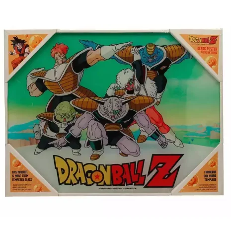 Poster de Vidrio Dragon Ball Z Fuerzas Especiales