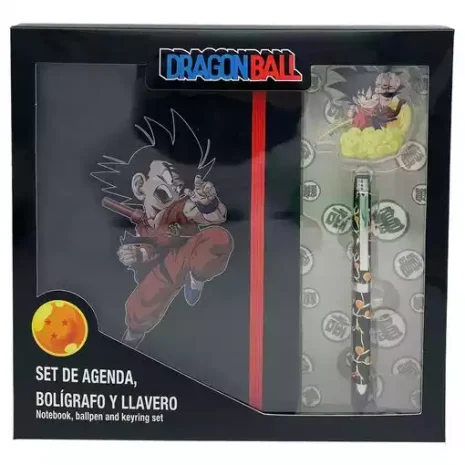 Set regalo Dragon Ball Diario + Bolígrafo + Llavero