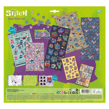 Super Set de Pegatinas Stitch 2 Super Set de Pegatinas Stitch 2