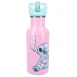 Botella AluminioTtermica con Pajita 500ml Stitch