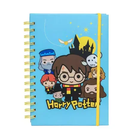 Cuaderno Espiral Personajes Chibi Harry Potter