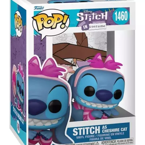 Funko POP! 1460 Stitch Cheshire Gato Lilo y Stitch Disney 3 Funko POP! 1460 Stitch Cheshire Gato Lilo y Stitch Disney 3