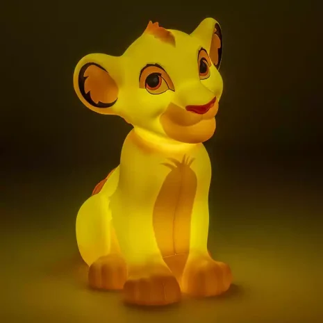 Lámpara 3D Simba El Rey León Disney 2 Lámpara 3D Simba El Rey León Disney 2
