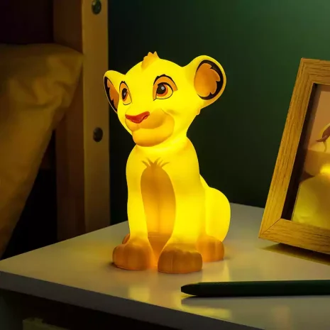 Lámpara 3D Simba El Rey León Disney 3 Lámpara 3D Simba El Rey León Disney 3