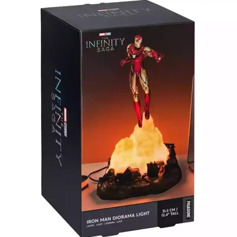 Lámpara Diorama 3D Iron Man Marvel 5 Lámpara Diorama 3D Iron Man Marvel 5