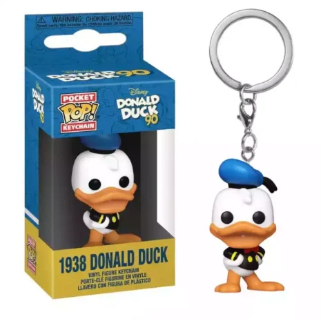 Llavero Pocket POP Pato Donald Disney 90th Anniversary