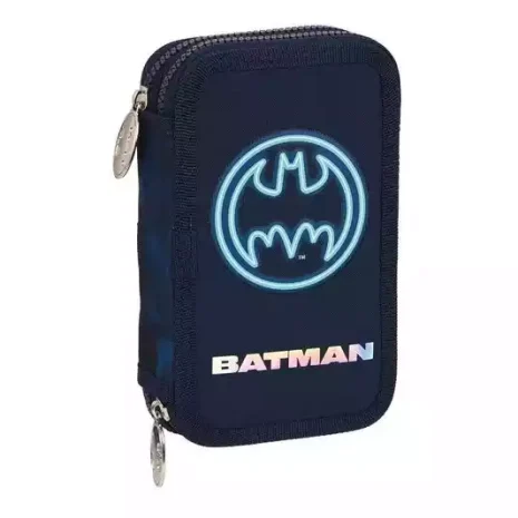 Plumier Doble 28 Piezas Batman Legendary