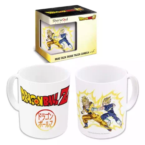 Taza Goku Vs Vegeta Dragon Ball 325ml