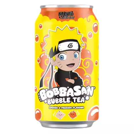 Bebida Refresco Naruto Bubble Tea Lychee y Fruta de la pasión