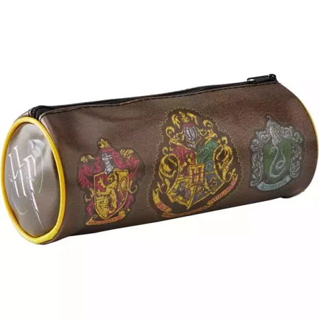 Estuche Portatodo Harry Potter Escudos Casas Hogwarts