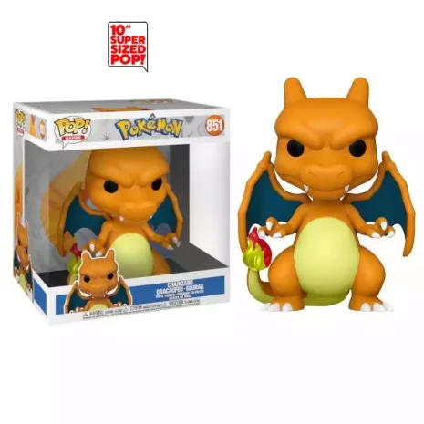 Figura POP! 851 Charizard Pokemon Jumbo Super Size 25cm