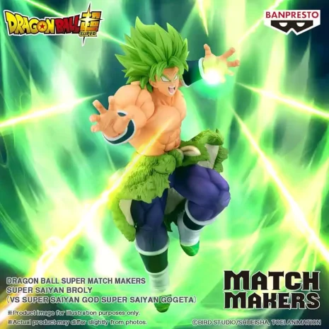 Figura Super Saiyan Broly Match Makers Dragon Ball Super 19cm 4 Figura Super Saiyan Broly Match Makers Dragon Ball Super 19cm 4