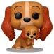 Funko POP! 1553 La Dama y el Vagabundo Disney Reina con Cachorro 2