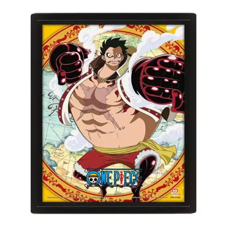 Poster 3D One Pice - 4Th Gear Flip