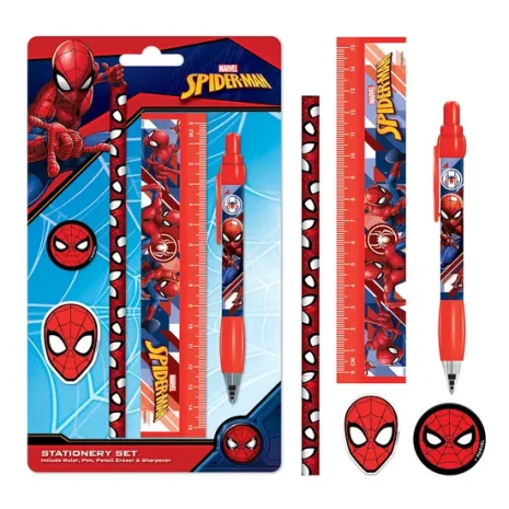 Set de papelería Spiderman
