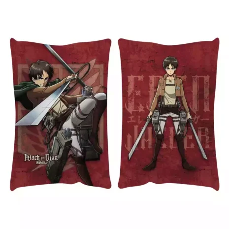 Cojin Rojo Eren Jaeger Ataque a los Titanes