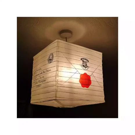 Lámpara de Papel Harry Potter Hogwarts Carta 2 Lámpara de Papel Harry Potter Hogwarts Carta 2