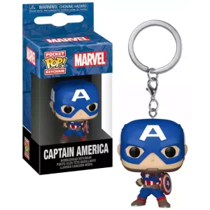 Llavero Pocket POP Marvel - Capitán América