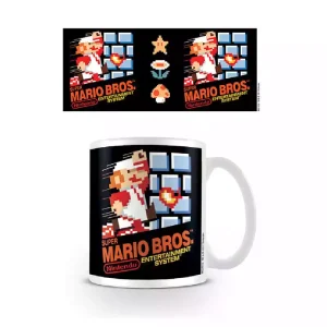 Taza Desayuno Super Mario Portada Nes
