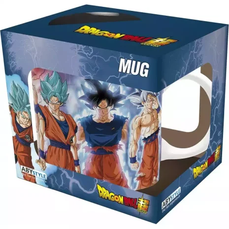 Taza Dragon Ball Super 320ml Goku Transformations 3 Taza Dragon Ball Super 320ml Goku Transformations 3
