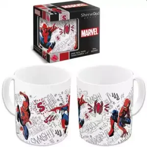 Taza Marvel Spiderman en acción