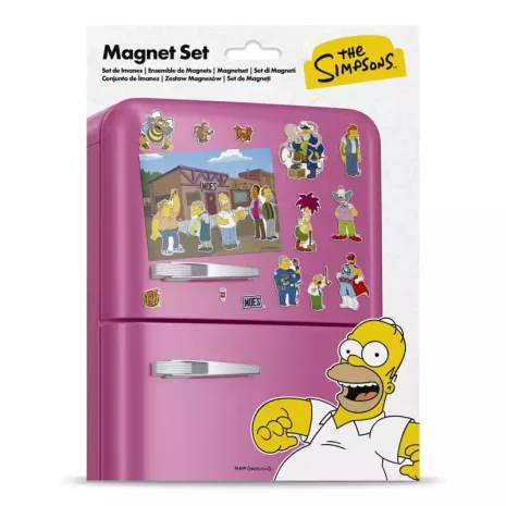 Set de Imanes The Simpsons Taberna Moe Set de Imanes The Simpsons Taberna Moe