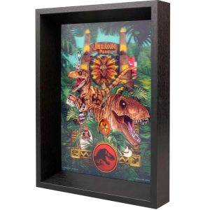 Cuadro Print Jurassic Park Lenticular enmarcado