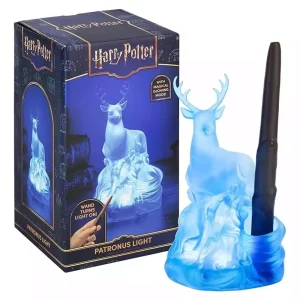 Lámpara Luz del Patronus con varita control remoto Harry Potter